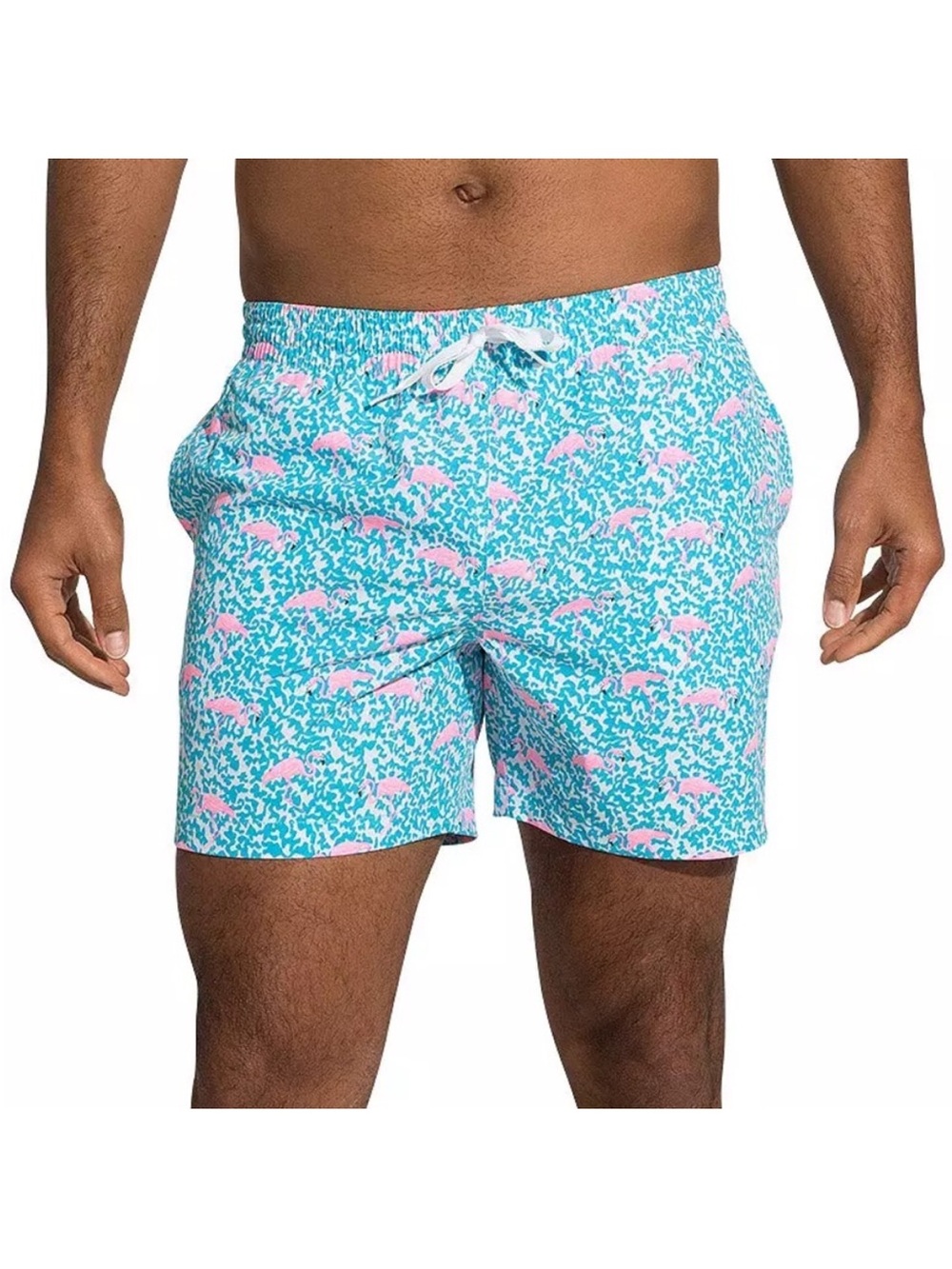 Chubbies The Domingos Are For Flamingos 5.5" Swim Trunks Size S